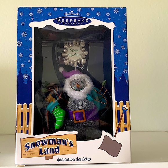 Hallmark Snowman's Land Snow! Ho! Ho! Keepsake Christmas Ornament in box - Picture 2 of 2